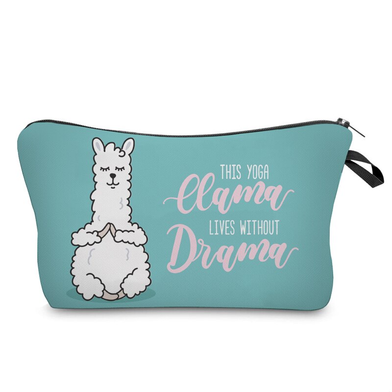 Jom Tokoy Cosmetische Organizer Tas Make Up Printing Lama Cosmetische Tas Mode Vrouwen Make-Up Tas Hzb921