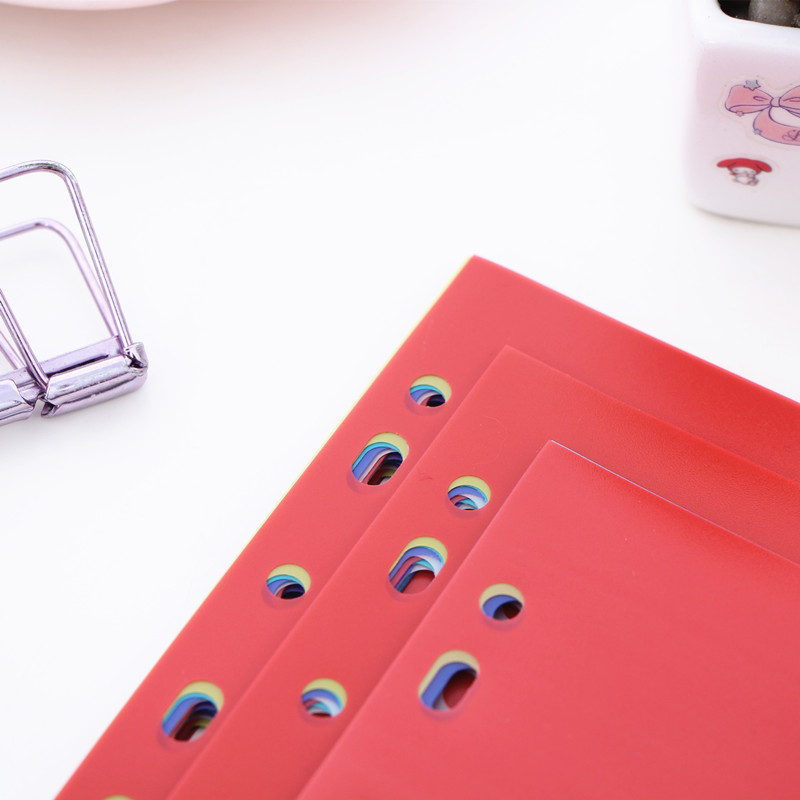 12sheets A4 Colored PP Binder Index Dividers Office School Stationery Accessory Spiral Month Divider Archives Files