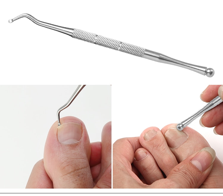 Rostfritt stål nagelband sax nypp skärborttagningsmedel rengöringsmedel död hud nagelkonst klippare trimmer nagelfil död spade  nt55