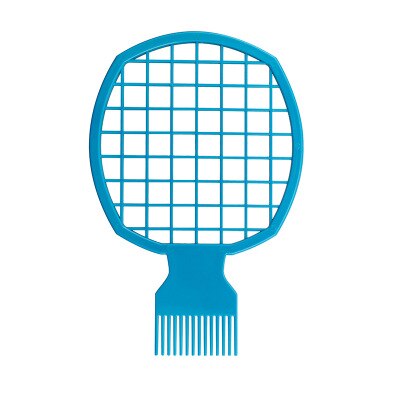 Twisted Braid Barbershop Double Ended Twist Up Comb: Blue