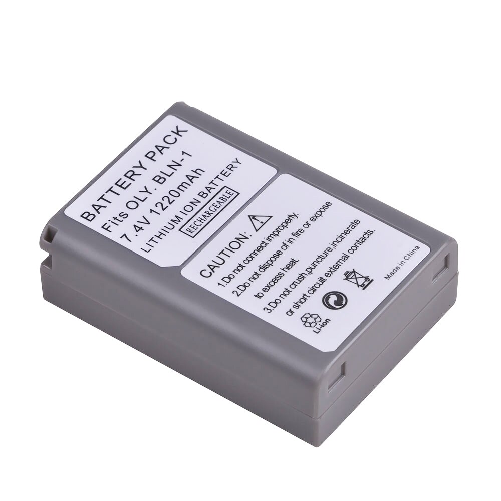 4Pcs BLN-1 PS BLN1 PS-BLN1 Batteries + Dual LED USB Charger for Olympus OM-D E-M1 E-M5 Mark II PEN-F E-P5 EM1 EM5 PENF EP5: 1 Battery