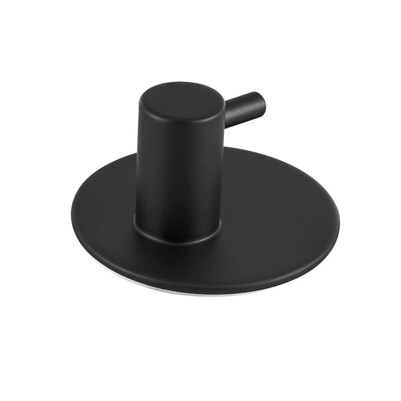 3M adhesivo Adhesivo de pared de acero inoxidable titular de montaje gancho 1pc puerta ropa percha para sombrero de abrigo colgador de ropa traje de Rack