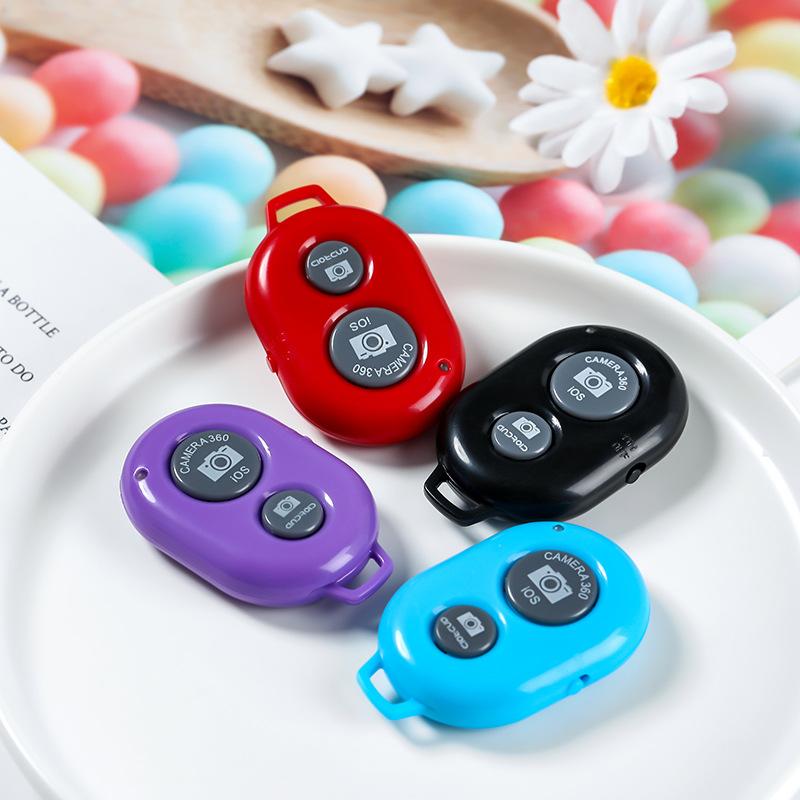 Bluetooth-compatible Selfie Controller Wireless Remote Control Button Self-timer Camera Stick