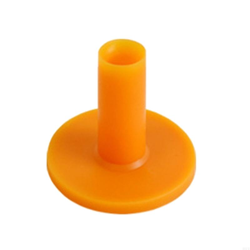 R6FE 10Pcs Golfing Rubber Tees Holder for Practice Mat 35mm 42mm 54mm 60mm 65mm 70mm 80mm Golfing Training Tees Holder: Yellow