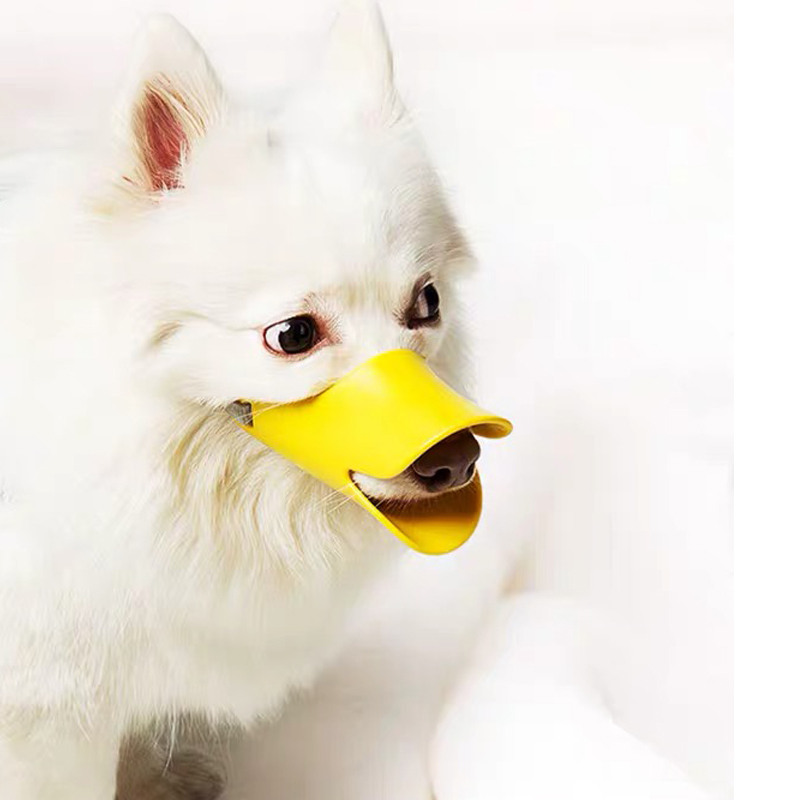 Hond Snuit Silicone Leuke Eend Snuit Masker Voor Honden Anti Bite Stop Barking Kleine Grote Hond Mond Muilkorf Pet Hond accessoires