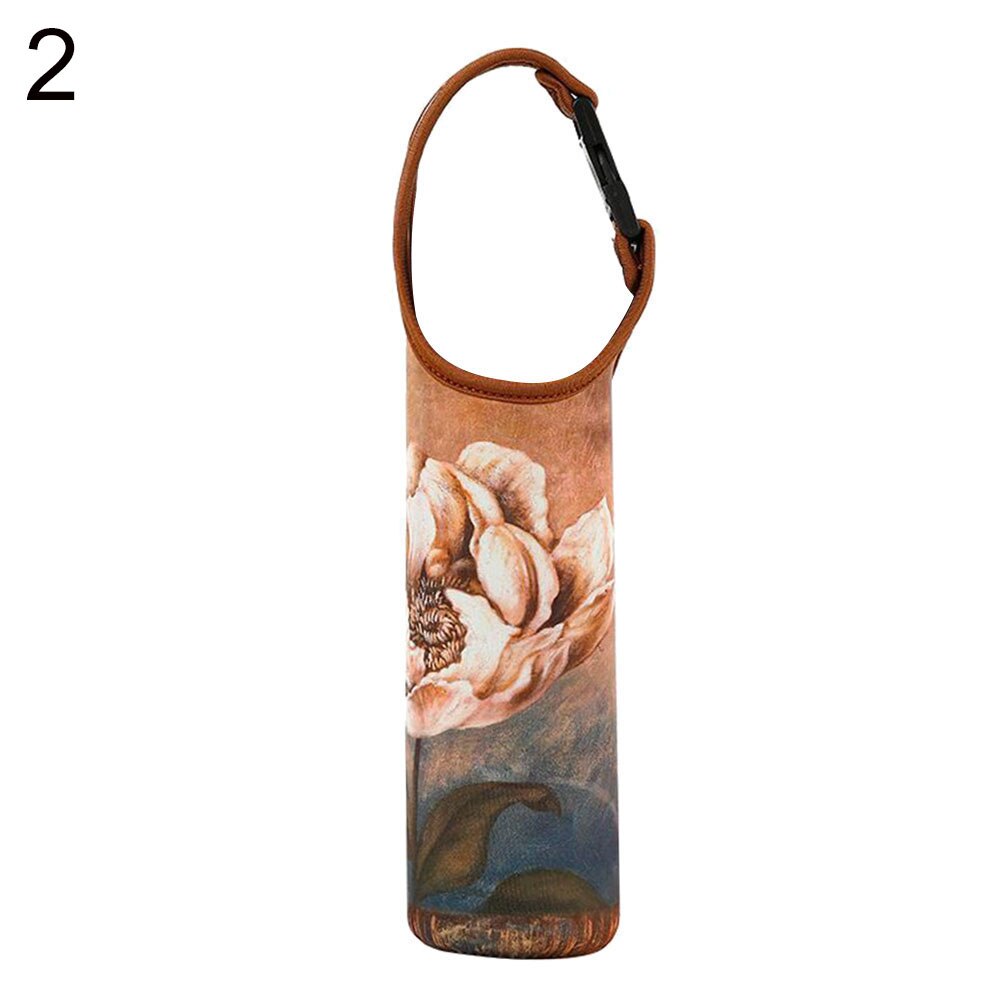 Portable Water Bottle Covers Heat Insulated Cloth Cup Sleeve Case Bottle Sleeves Storage Bag with Handle: 2