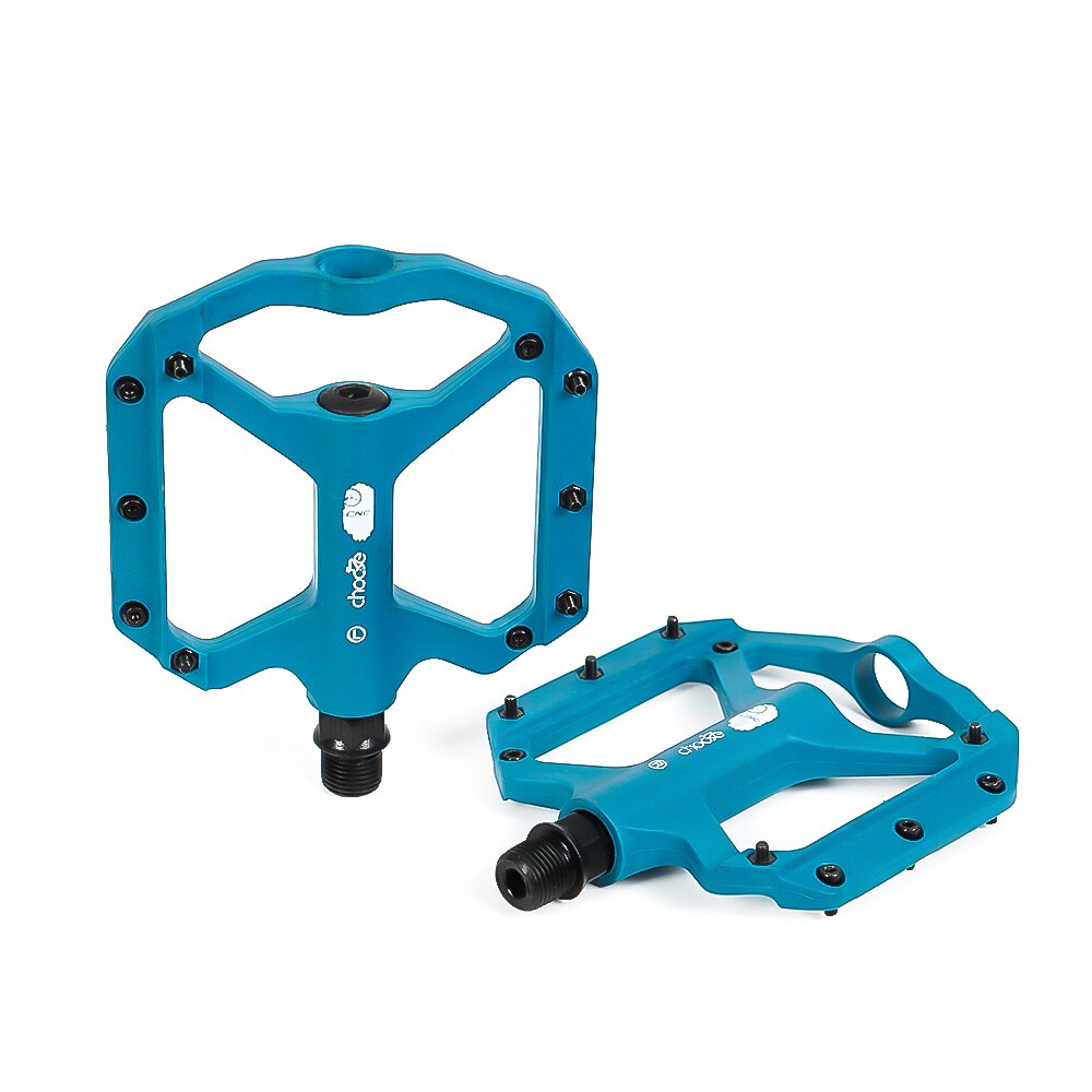 Chooee Fiets Pedalen 9/16 &quot;Bmx Mountainbike Voetpedaal Nylon Voor Mtb Racefiets Pedalen Antislip: Nylon Blue