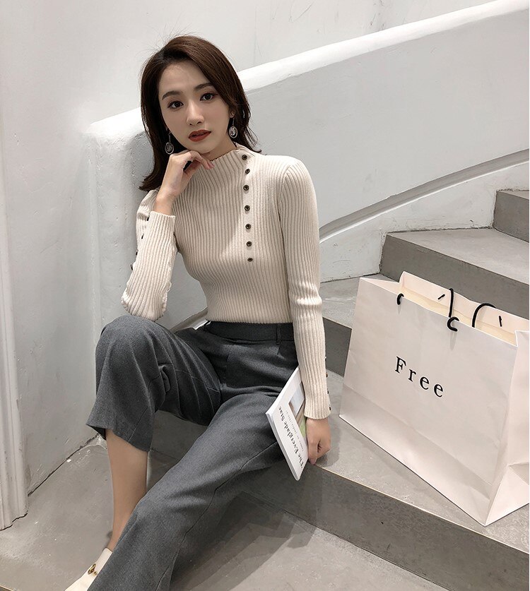 Dünne Gestrickte Mutterschaft Pflege Bodenbildung Shirts Herbst Stillen Pullover für Schwangere Frauen Schwangerschaft Fütterung Tops