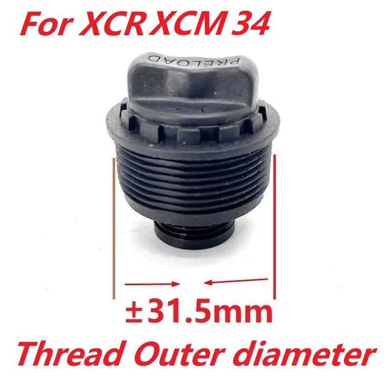 SR SUNTOUR XCM XCR Front Fork Preload Dial For 34mm 32mm Fork Stanchion Tube Preload Coil Spring Damping Suspension Adjustable: WHITE