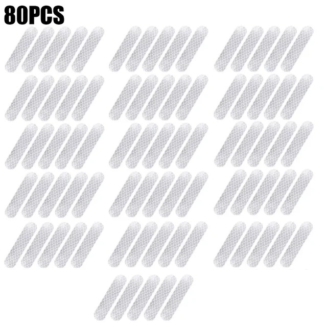 80-10 pezzi adesivi per casco di avvertimento di sicurezza decalcomanie di sicurezza riflettenti/adesivi per caschi da corsa per snowboard, biciclette da moto: Grigio