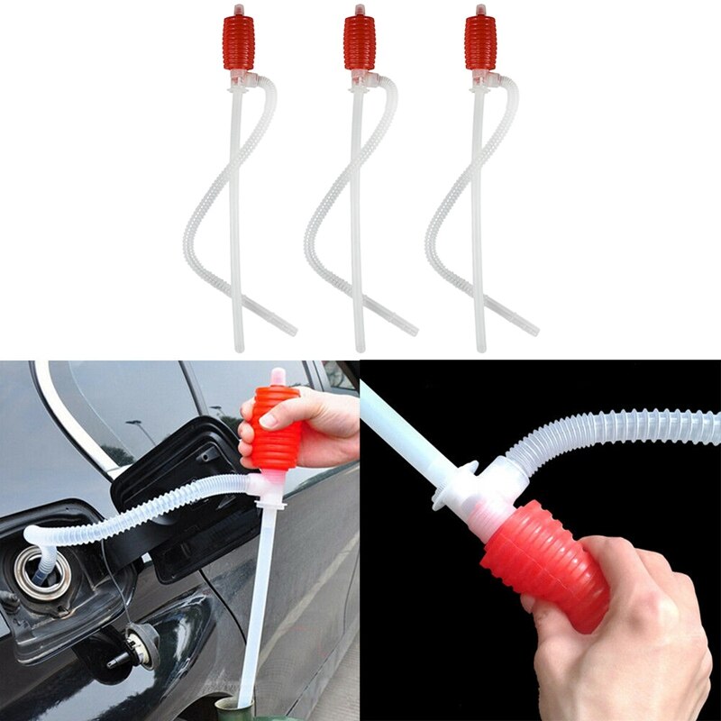 3Pcs Universele Brandstof Overdracht Sifon Pomp-Grote Knijpen Sifon Voor Grasmaaiers & Handmatige Pompen Benzine, water, Alcohol: Default Title