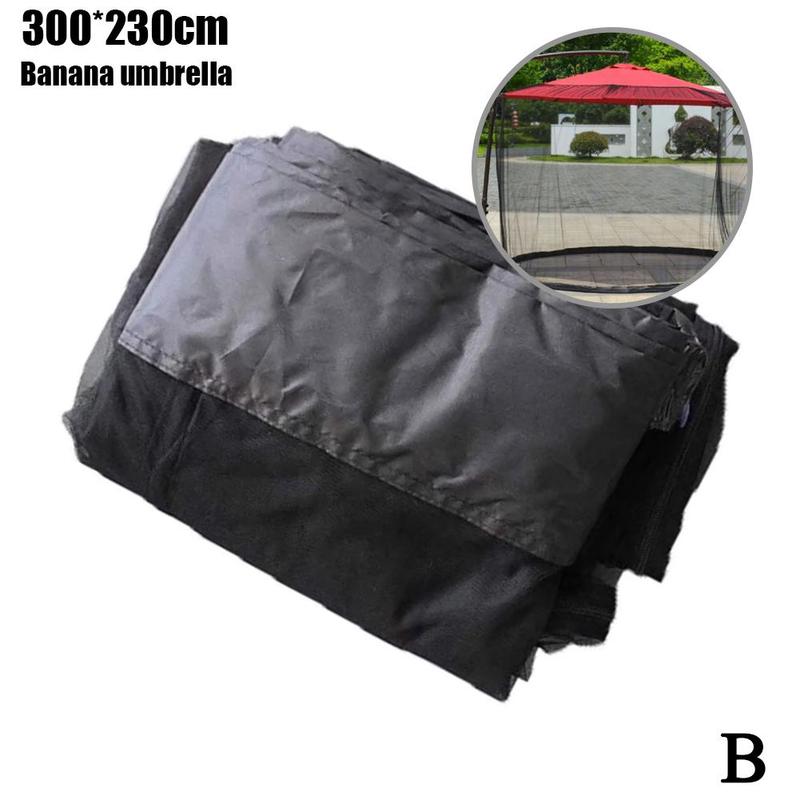 Mosquito Net Outdoor Patio Umbrella Net Cover Roman Free Installation Anti-mosquito Umbrella Umbrella Straight X2B9: B