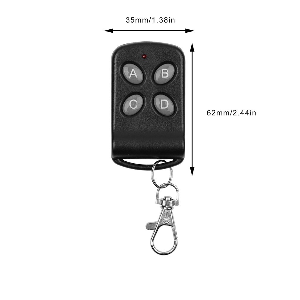 AC220V 4CH Relais 433Mhz Universele Draadloze Afstandsbediening Schakelaar Rf Switch Controller Voor Elektrische Poort Garagedeur