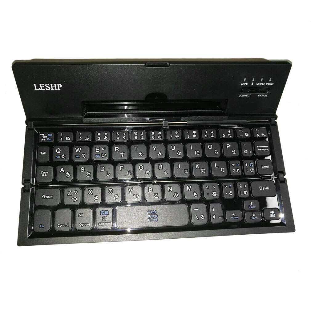 Telefones celulares tablet teclado portátil sem fio teclado dobrável para ios para android preto para ipad mecânico 78 teclas inglês