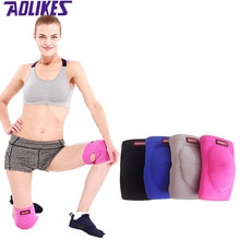 Aolikes 1 st volleyboll knäskydd tjockare svamp sportstöd knäskydd för basket dans joelheira rodilleras beskyddare