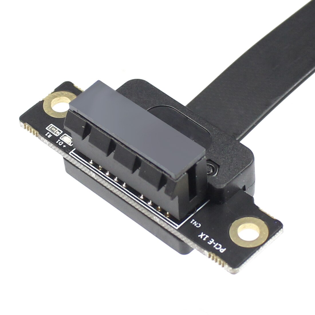 Pci-E X1 Pci Express 1X Riser Extension Lint Kabel Vergulde Connector Dual Verticale 90 Haakse Voor 1U 2U Atx Extender