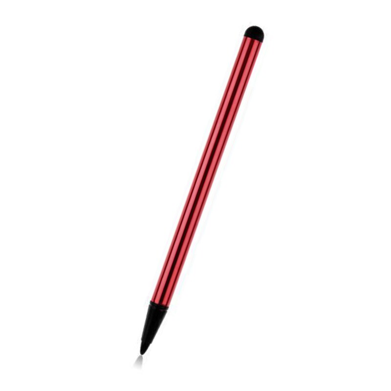 Capacitieve Pen Capacitieve Touch Screen Scherm Weerstand Dual-Purpose Touch Pen Navigatie Universele Handphone Handschrift Pen: Red