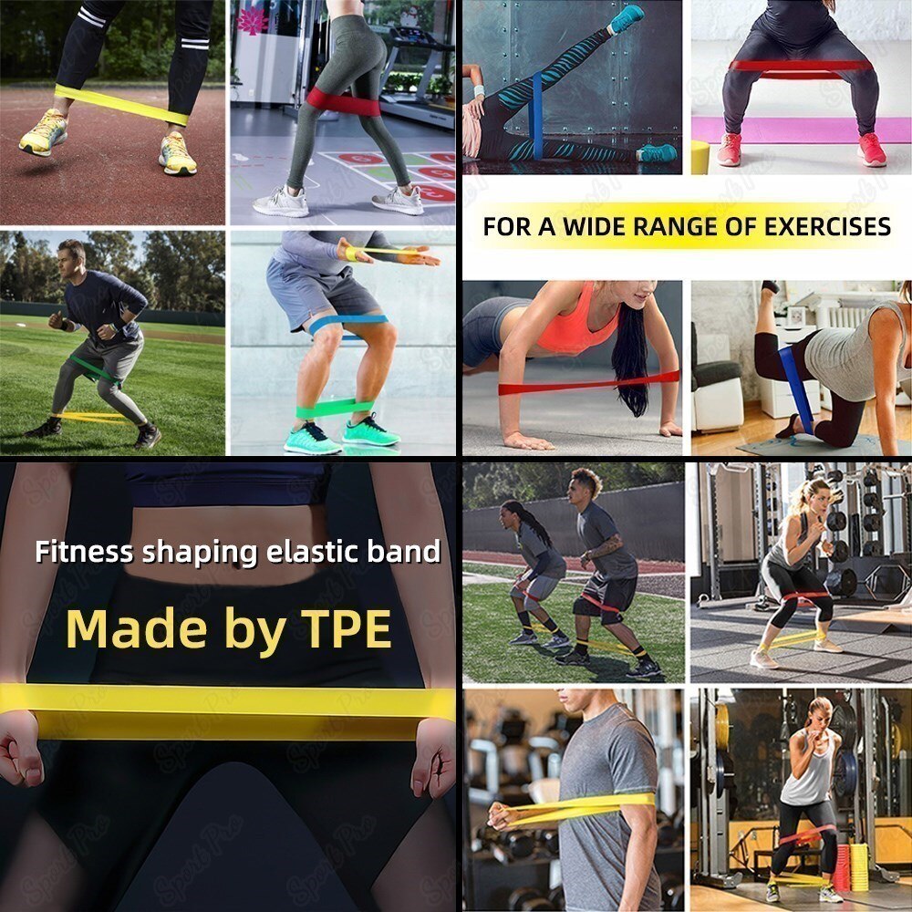 Gym Accessories Resistance Bands Yoga Bodybuilding Sport Equipment Fitness Portable Body Building Sports Entertainment