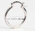 Sterling Zilveren Clip Oorbellen Voor Vrouwen Hyperbole Zirconia Grote Cirkel Brincos Bruiloft Deel Accessoires CCE630: 15.3mm