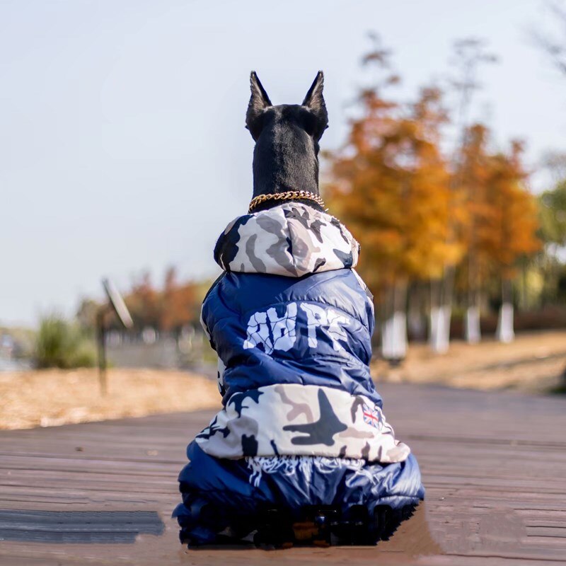 Medium-Grote Hond Kleding Winter Pluche Dikke Katoenen Hond Kleding Golden Retriever Labrador Doberman Husky Hond Jassen Hond Jas