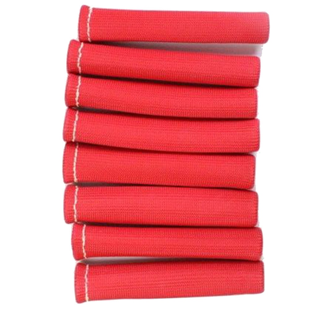 8 stuks rode auto bougie kabelboom beschermhoes kabel turbo verwarming schilden beschermer vonken gloeibougies