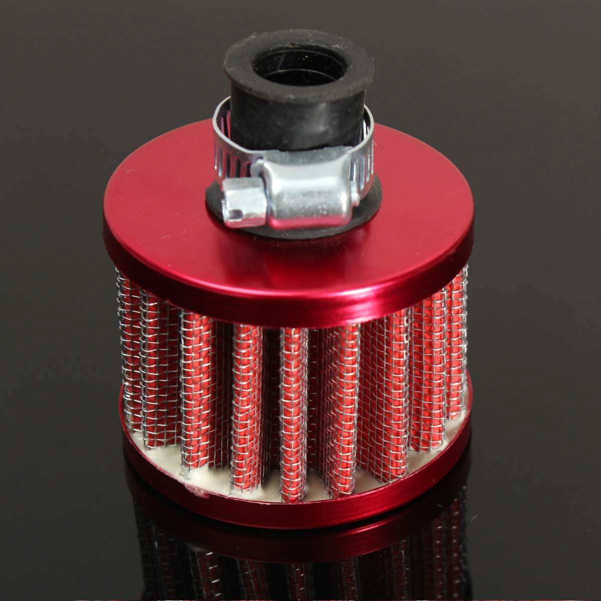 Universal 12mm holdbar motorolie koldluftindtag filter kit krumtaphus ventilationsdæksel udluftning