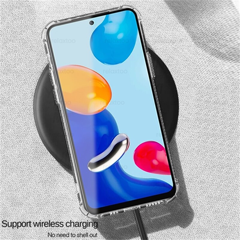 Voor Redmi Note 11 S Case Clear Airbag Anti-Val Beschermen Shell Op Redmy Note 11 Note11 Niet 11 S 4G Zachte Siliconen Shockproof Coque
