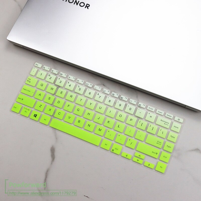 for Asus VivoBook S14 M433 IA M433IA M433I M433L Ryzen 5 4500U 14" Silicone Keyboard Protector Skin Cover: fadegreen