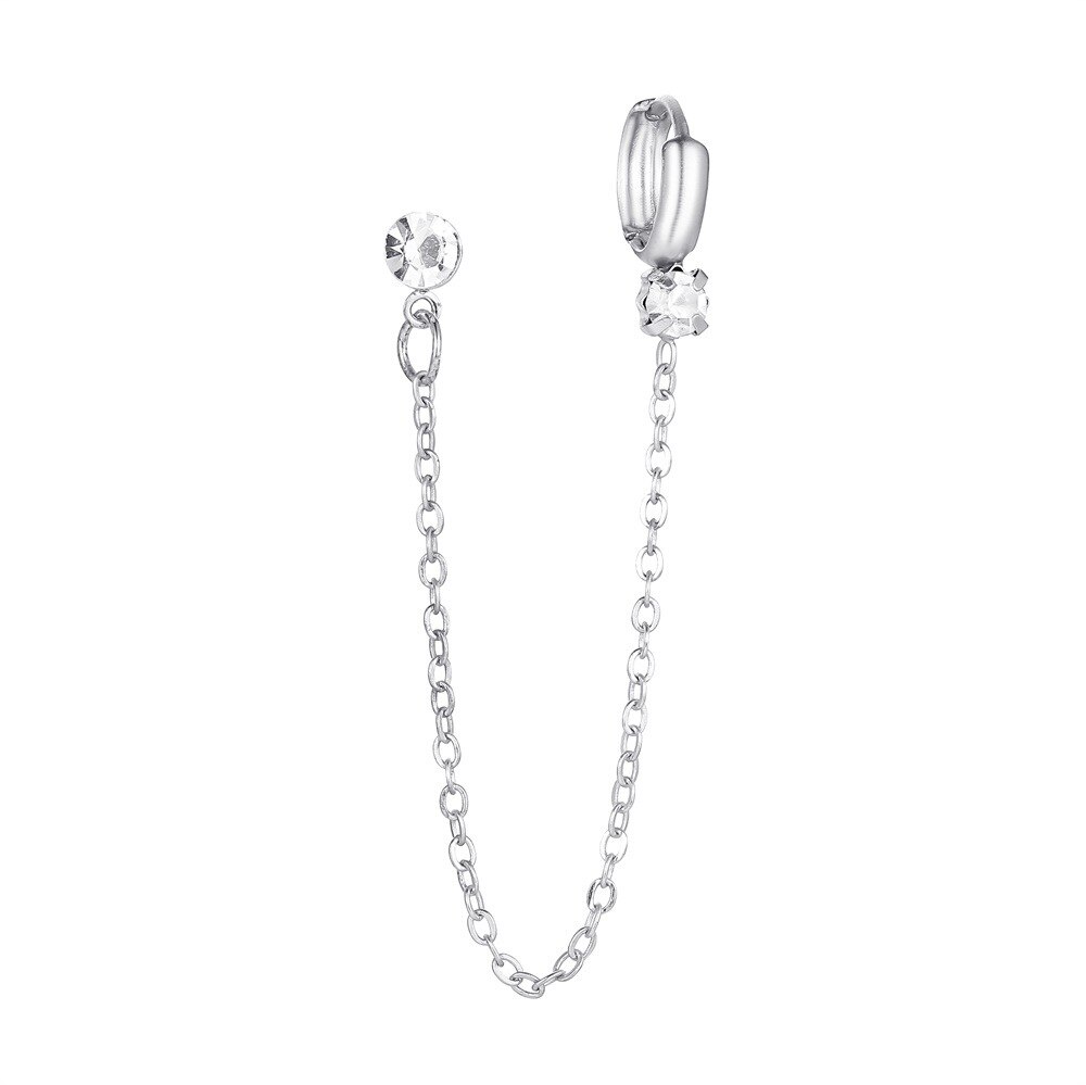 Modyle Einfache Kristall Gold Ohr Manschette Clip Auf Ohrringe Koreanische Earcuff Für Frauen Clips Ohrringe Ohne Durchbohrten Ohr Clip Pendientes: E02472
