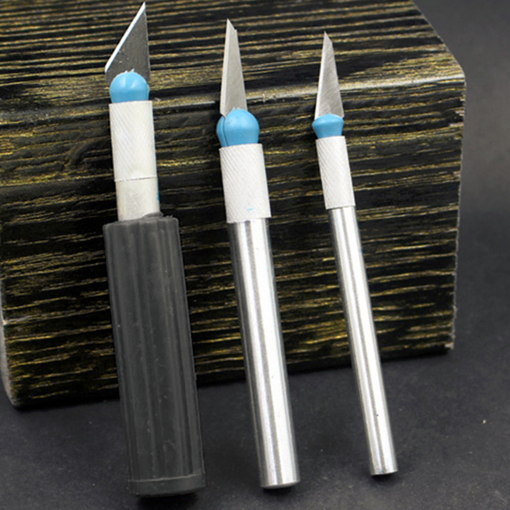 13pcs Portable Wood Carving Tools Fruit Food Craft Sculpture Engraving Scalpel DIY Cutting Tool Color Random