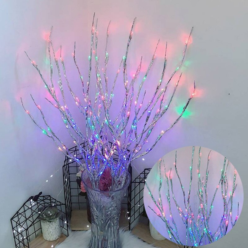 5 Pcs Simulatie Boom Tak 20 Led Light String Christmas Decoraties Voor Huis Kerstboom Decoraties Jaar Decor