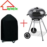 Protable Charcoal Barbecue Grill Garden Camping BBQ Charcoal Grill Picnic Easily Assembled and Cleaned BBQ Charcoal Grill: Grill and BBQ bag