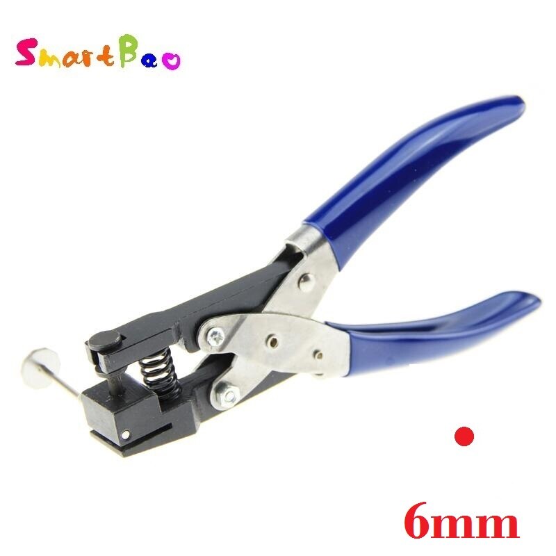 Perforadora para tarjetas de PVC de 2/3/4/5/6mm, película protectora, etiqueta, herramientas de mano de bricolaje, perforadora de un solo orificio redondo, duradera