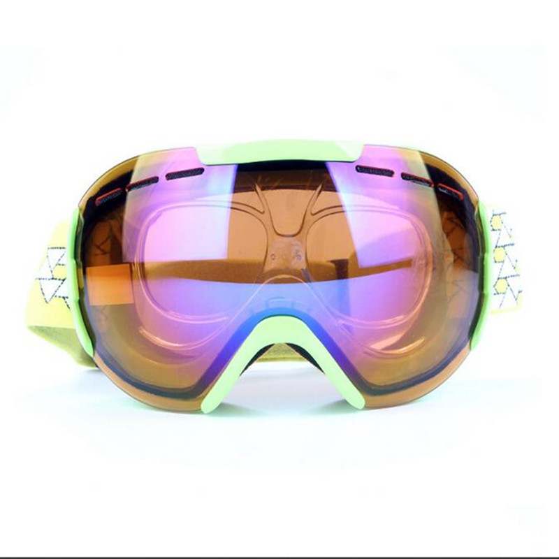Marco de prescripción para gafas de esquí TR90, adaptador de inserción de lentes ópticos flexibles, tamaño Universal, marco interno