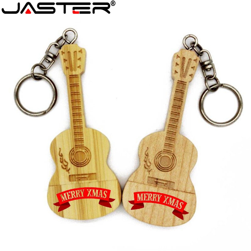 JASTER wooden guitar usb flash drive pendrives pen drive 8GB16GB32GB 64GB car key flash card memory stick mini