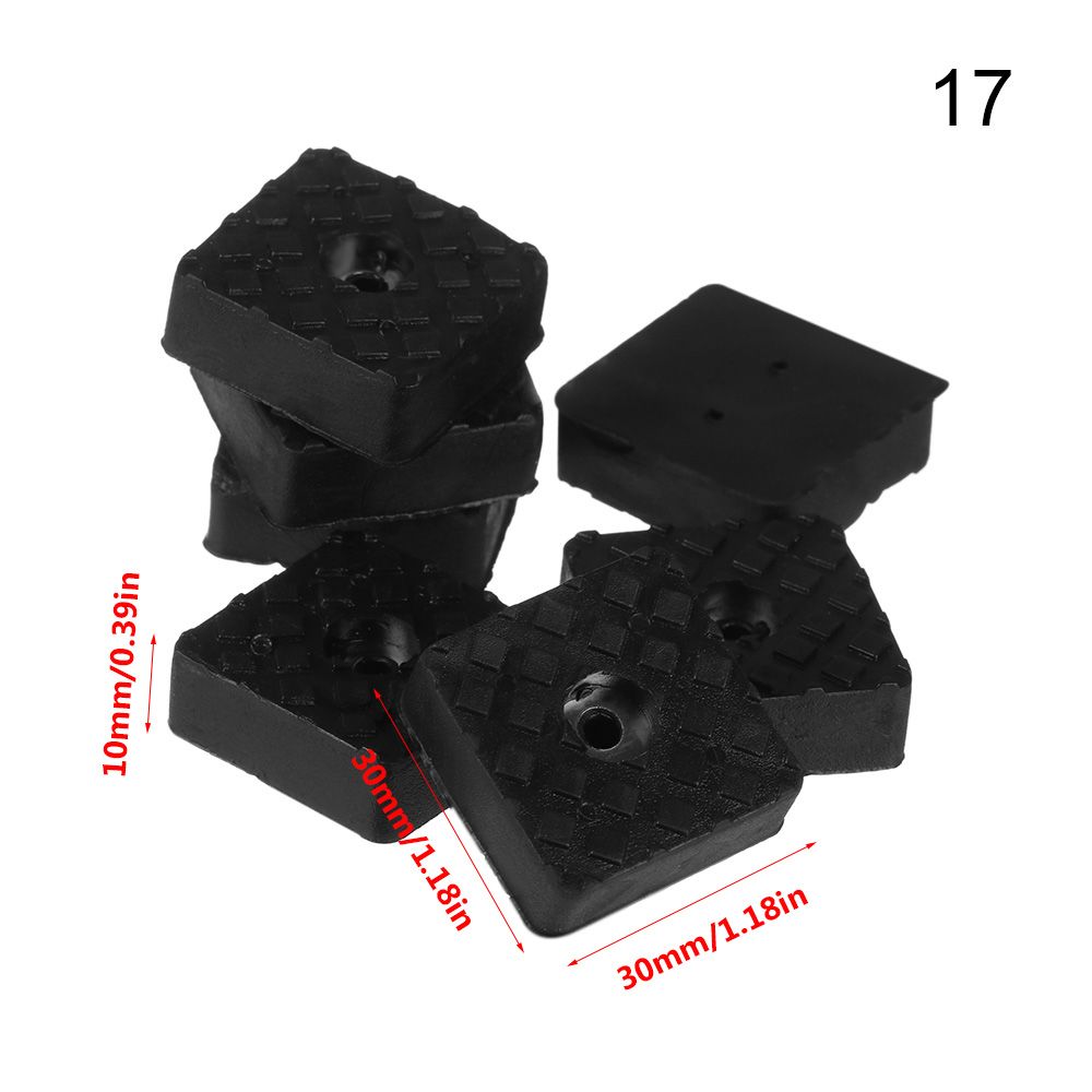 10pcs Clear Soft Furniture Chair Table Feet Leg Bottom Non-slip Anti-skid Glides Wooden Floor Protector Non-noise Screw on Pad