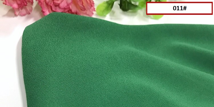 Mousseline de soie tissu Opaque doux tissu pour mousseline de soie robe blouse skite mariage décor bricolage blanc noir rose rouge jaune bleu 120d tissu: 11