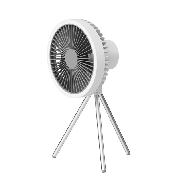 XIAOMI – ventilateur de plafond multifonction, rechargeable par USB, avec trépied, refroidissement de l'air, avec veilleuse, pour Camping en plein Air: White 10000mAh