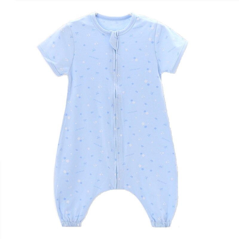 100%  bomullssoveposer til låve 0-4 år smålåve og tidlig vandrer babyteppe sovesekk sovedress med ben: Blå / 90cm til 2.5-4y baby
