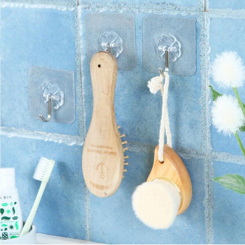 5 PCS Hangers Economic Accessories Wall Hooks for Bathroom Vacuum Sucker Iron Hook for PVC Kitchen Window