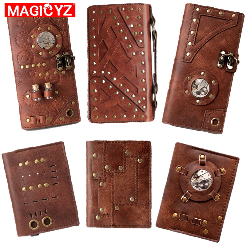 Unisex Wallet Retro Steampunk Hand Wallet Female Clutch Long Wallet Women Card Case Men Short Coin Purse