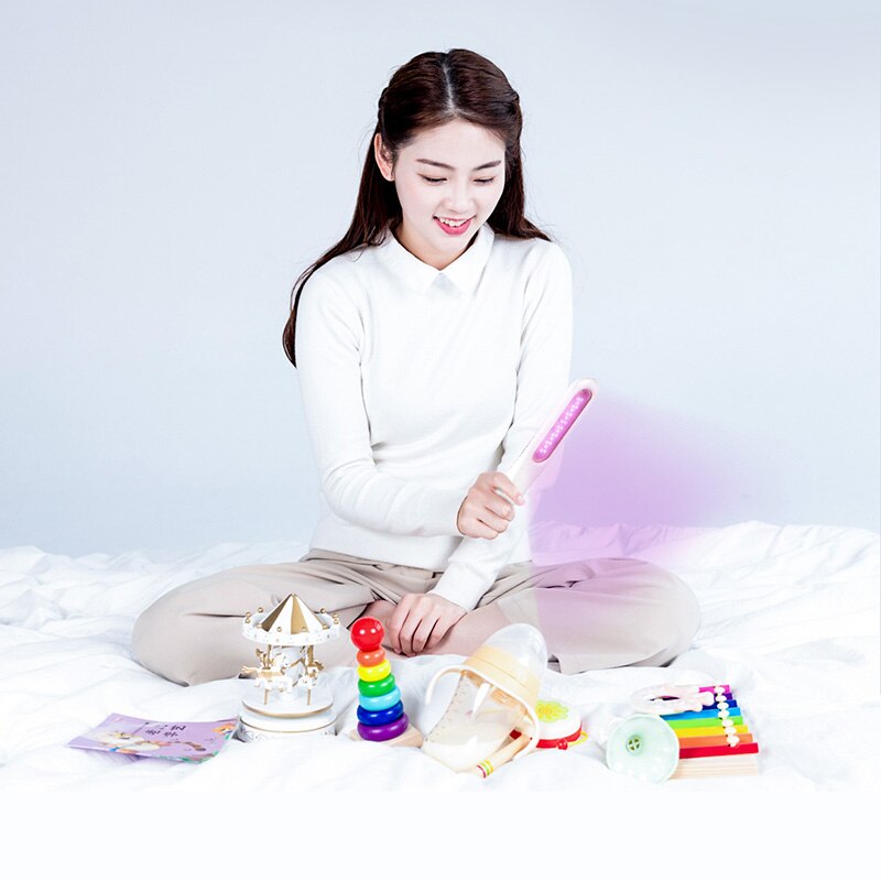 UV Light Sanitizer Wand Portable UVC Wand Sanitizer Machine with USB Charging for Home Hotel Travel Car Kills 99% of Germs