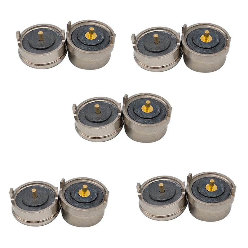 Magnet Spring-Loaded Pogo Pin Connector Single Spring Pin 2 Poles Charge Power Male Female Probe Solder Wire and PCB