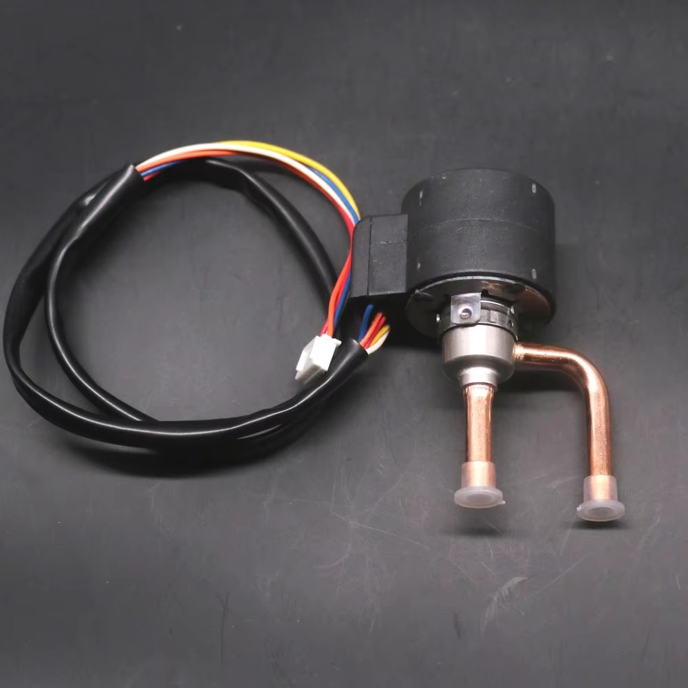 Válvula de expansión electrónica 4,2 MPa DC12V válvula de cobre normalmente cerrada para inversor de refrigeración aire acondicionado y bombas de calor