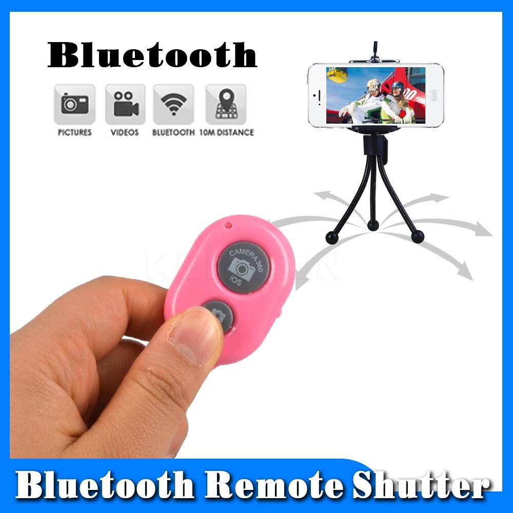 Kebidu Draadloze Bluetooth 3.0 Afstandsbediening Camera Ontspanknop Self Timer voor iPhone 6 6 plus 5S 5 4s Samsung