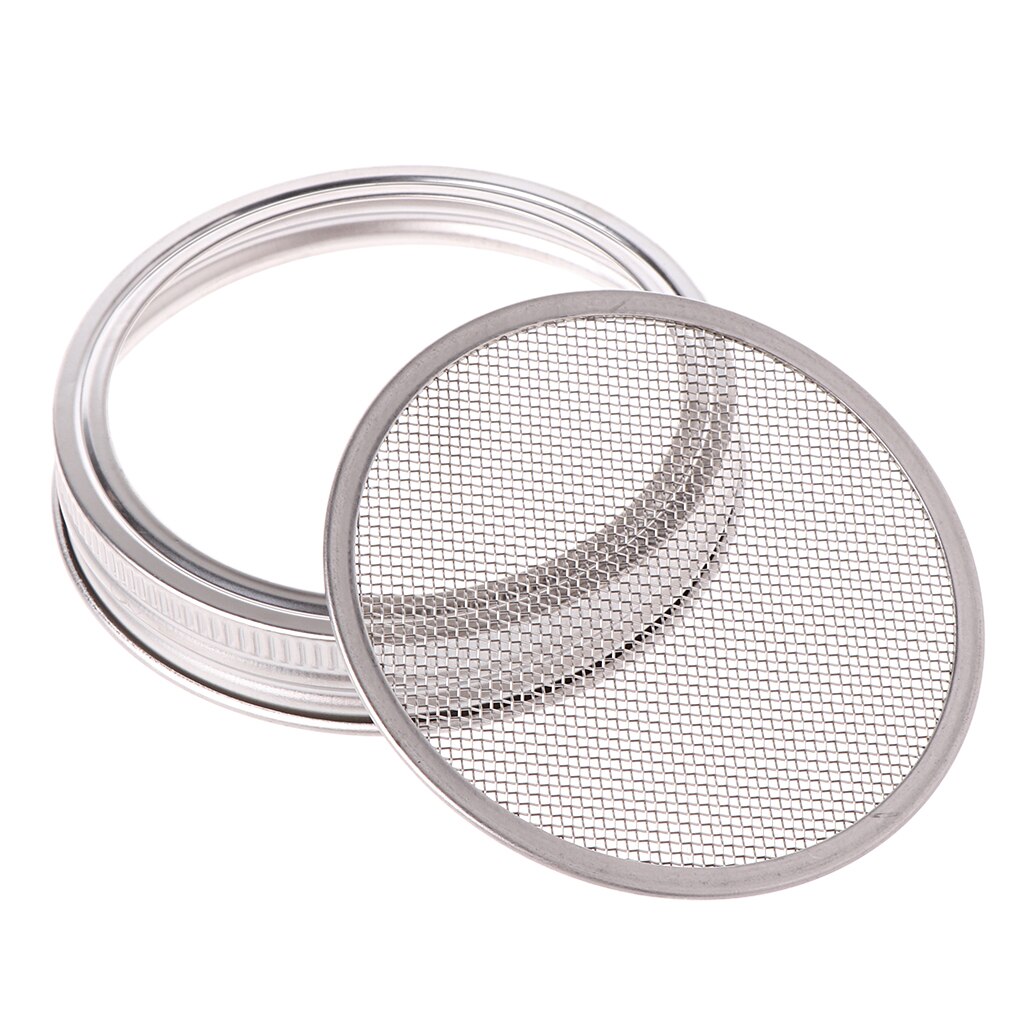 Groddkit för groddar groddkrukor med silrör av rostfritt stål groddar för att växa groddar alfalfa brocolli böna