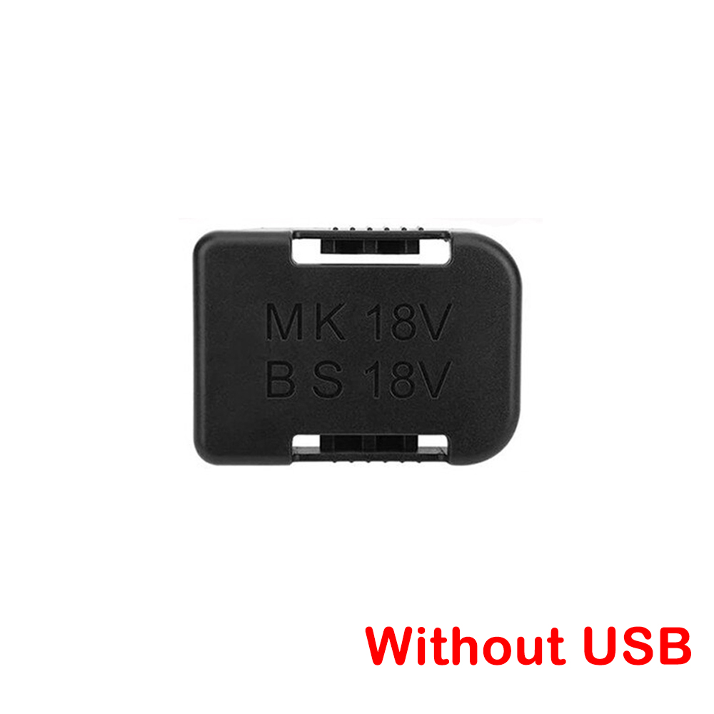 USB Charger Adapter Compatible For Makita For Dewalt For Milwaukee 18V Li-ion with USB Type-C Battery Holder Fast Charging: Chocolate