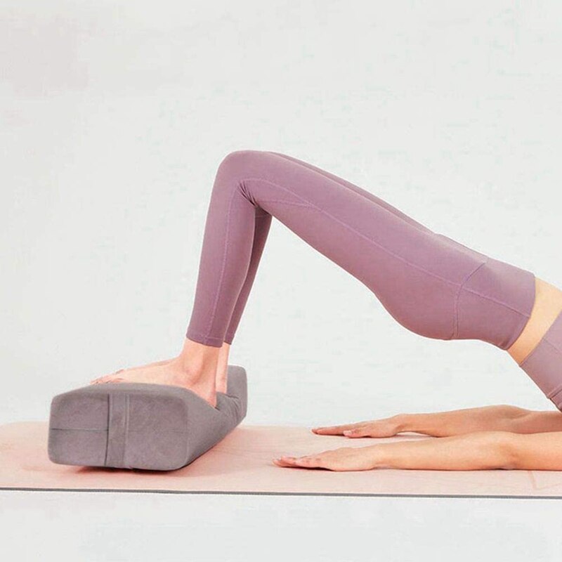 Yoga-bolsterkissen für meditation und unterstützung – rechteckiges yogakissen – yoga-zubehör aus maschinenwaschbarem material