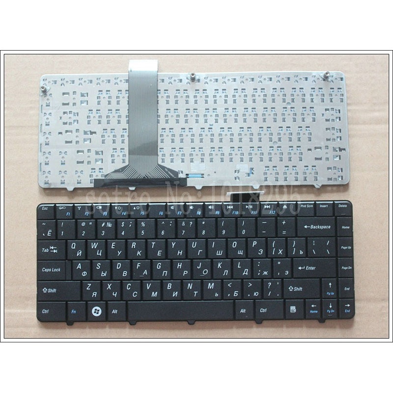 Russische Laptop Toetsenbord Voor Dell Inspiron 11Z 1110 P03T Ru Zwart Toetsenbord