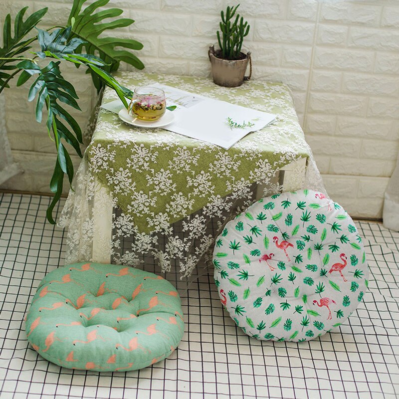Rund pute 40*40cm kontorstol sofa pute tatami sirkulær dekorasjon sete pute stol puter